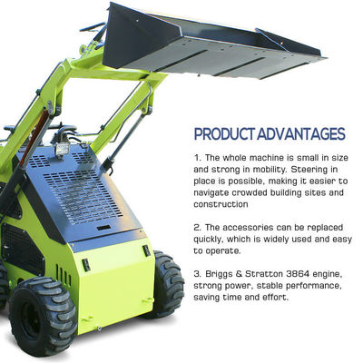 Гидравлический насос Huade Skid Steer Loader Мини-кралерные погрузчики для сельскохозяйственных приспособлений