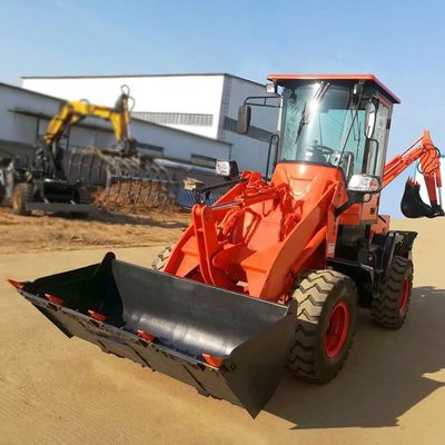 4х4 колесный привод 400кг-2,5тонны мини-загрузчик Backhoe загрузчик для продажи со снежным лопатой