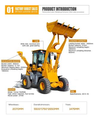 4х4 колесный привод 400кг-2,5тонны мини-загрузчик Backhoe загрузчик для продажи со снежным лопатой