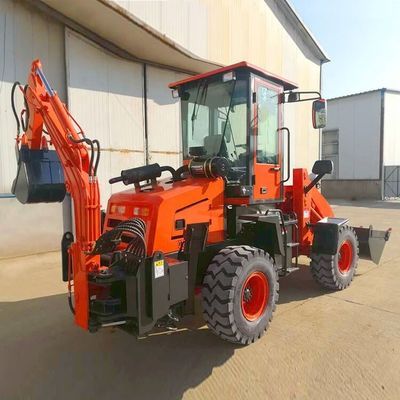 4х4 колесный привод 400кг-2,5тонны мини-загрузчик Backhoe загрузчик для продажи со снежным лопатой