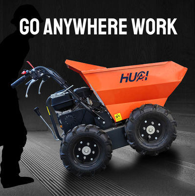 Электрический дизельный самозагрузчик Electrico Mini Track Crawler Truck Dumper 500 кг 1 тонны Сделано
