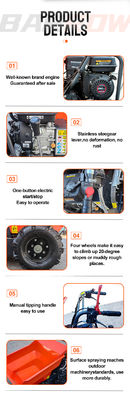 Электрический дизельный самозагрузчик Electrico Mini Track Crawler Truck Dumper 500 кг 1 тонны Сделано