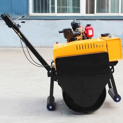 Двигатель YANMAR 500 кг, ходящий за одним барабанным дорожным роликом с сертификацией CE