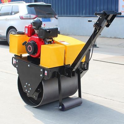 Двигатель YANMAR 500 кг, ходящий за одним барабанным дорожным роликом с сертификацией CE