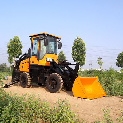 30° HQ-WZ-8-12 Строительный мини-погрузчик Backhoe Loader с Backhoe