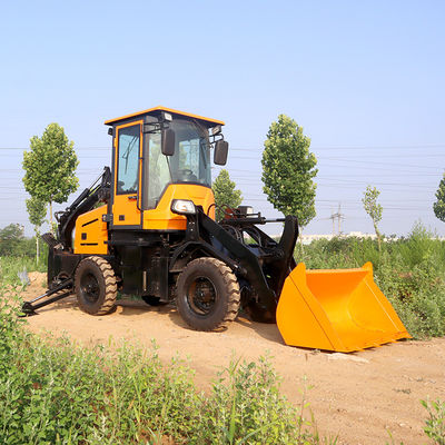 30° HQ-WZ-8-12 Строительный мини-погрузчик Backhoe Loader с Backhoe