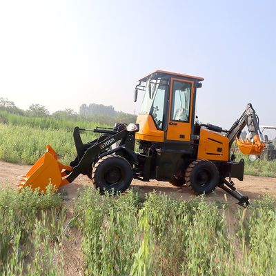 30° HQ-WZ-8-12 Строительный мини-погрузчик Backhoe Loader с Backhoe