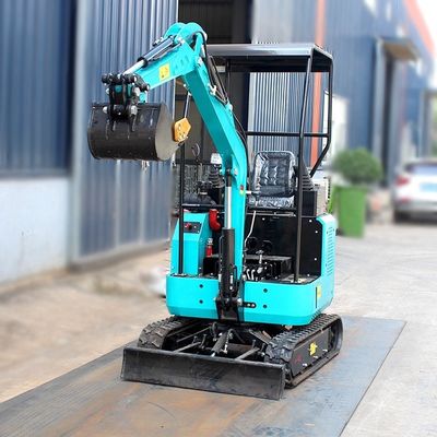 Мощный мини экскаватор HUAQI с гидравлическим цилиндром Eaton и весом 1800 кг