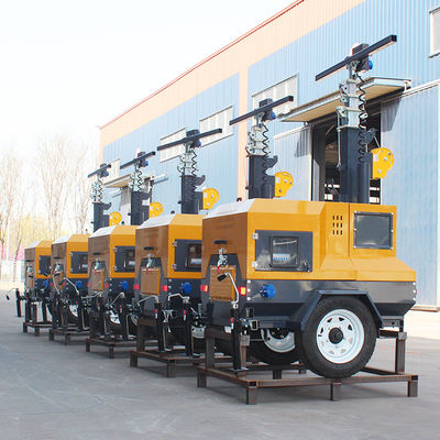 60 Ra Green Power Trailer Type Мобильный солнечный светодиодный башенный фонарь с функцией затуманивания