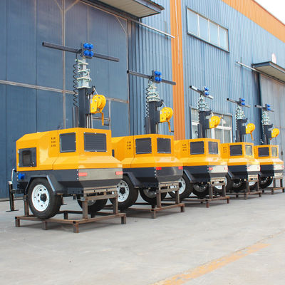 60 Ra Green Power Trailer Type Мобильный солнечный светодиодный башенный фонарь с функцией затуманивания