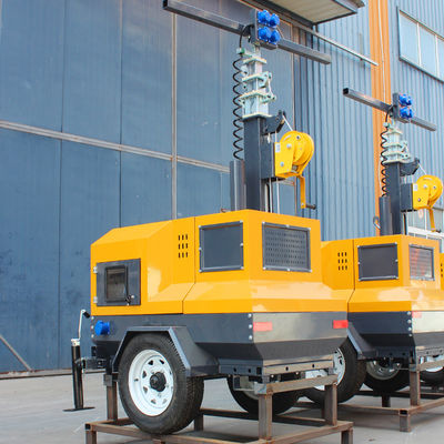 60 Ra Green Power Trailer Type Мобильный солнечный светодиодный башенный фонарь с функцией затуманивания