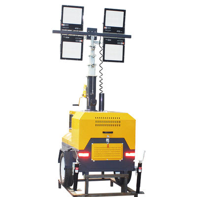 Тяжелая 35000lm 1000W*4 светодиодная телескопическая световая башня дизельная лампа со стандартным CRI