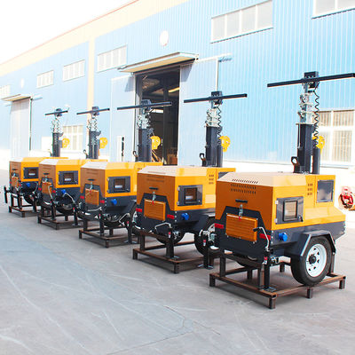 Тяжелая 35000lm 1000W*4 светодиодная телескопическая световая башня дизельная лампа со стандартным CRI